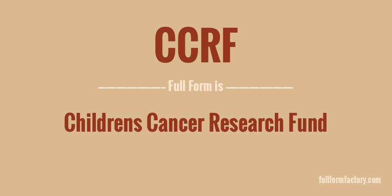 ccrf-full-form