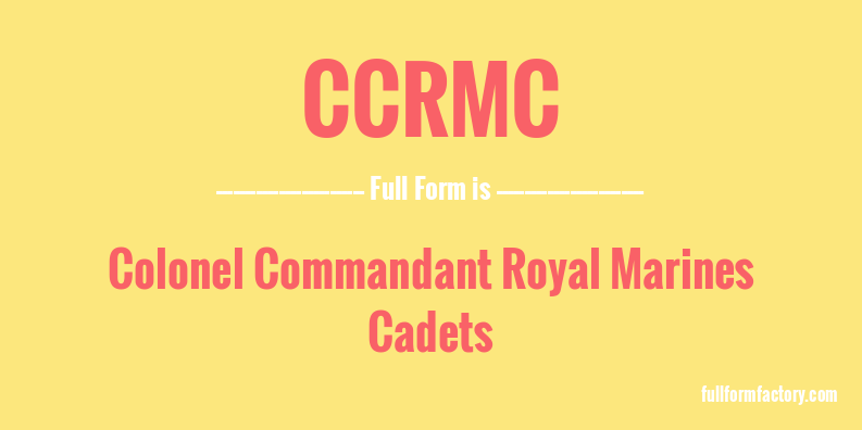 ccrmc-full-form