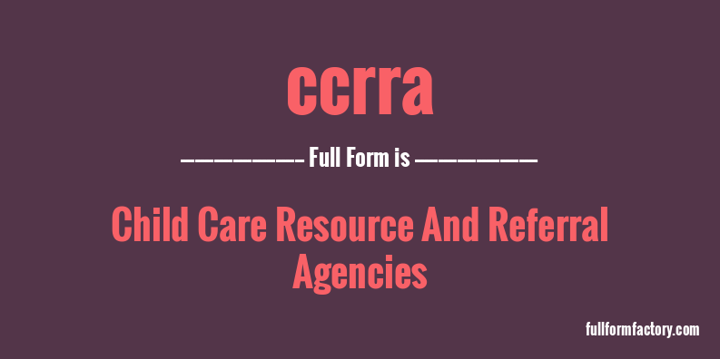 ccrra-full-form