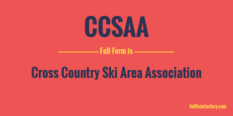ccsaa-full-form