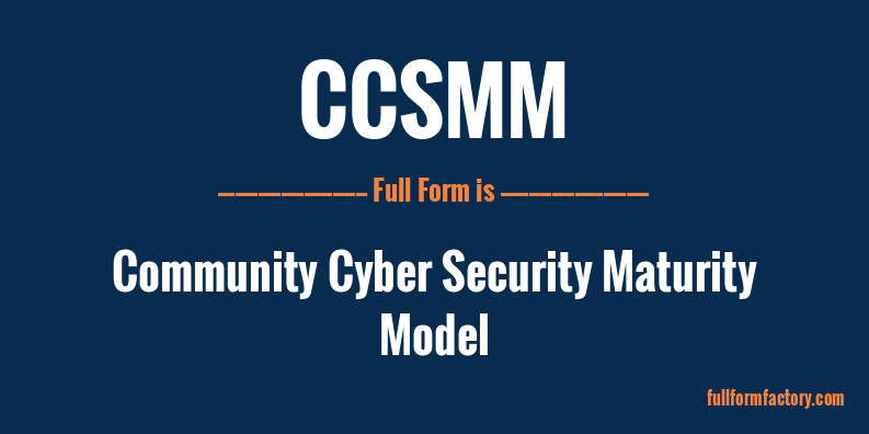ccsmm-full-form