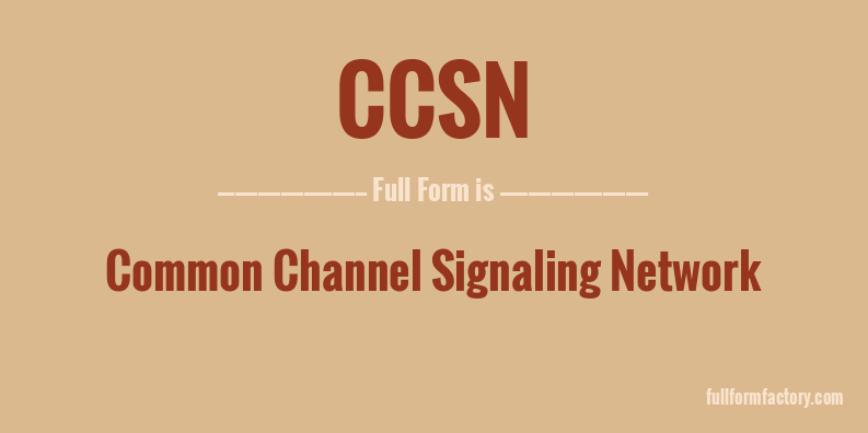 ccsn-full-form