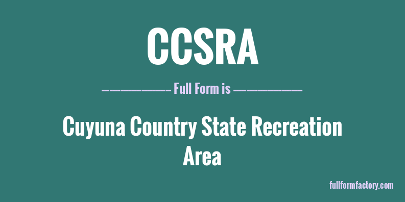 ccsra-full-form