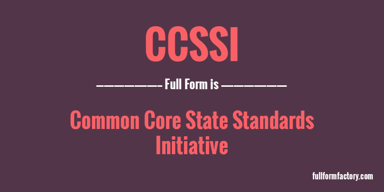 ccssi-full-form