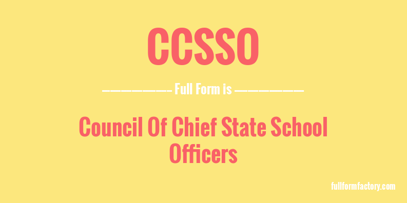 ccsso-full-form