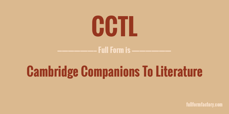 cctl-full-form