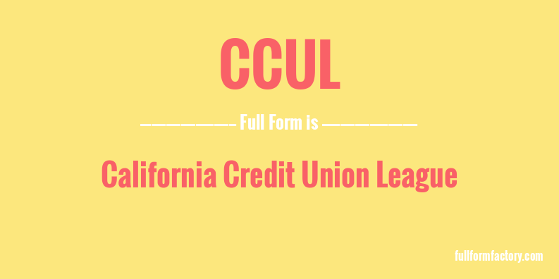 ccul-full-form