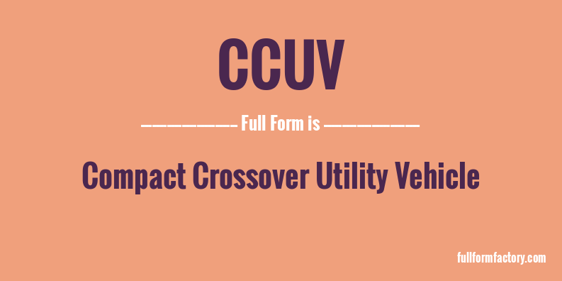 ccuv-full-form