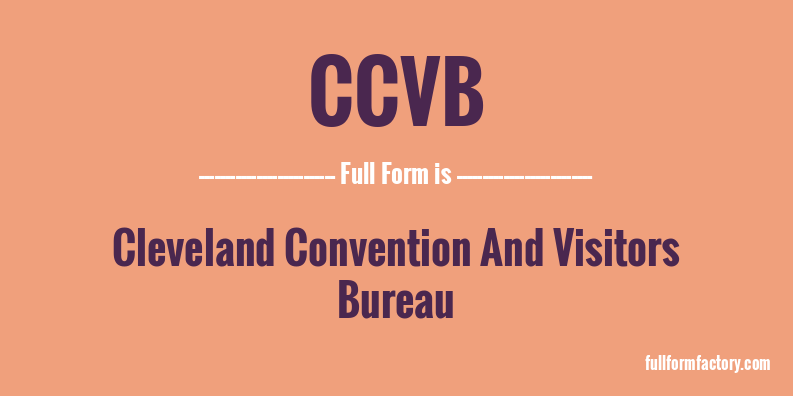 ccvb-full-form