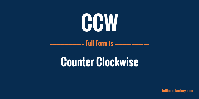 ccw-full-form