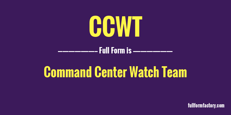 ccwt-full-form