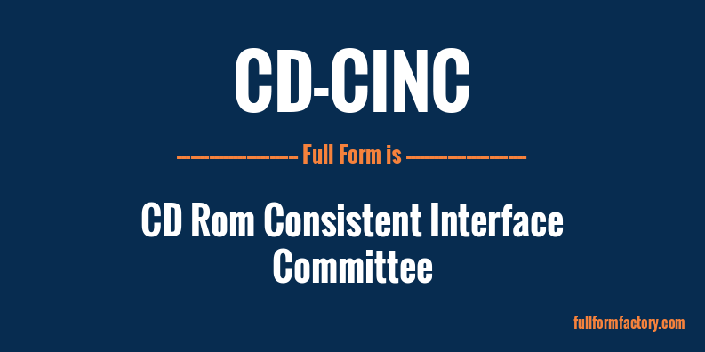 cd-cinc-full-form