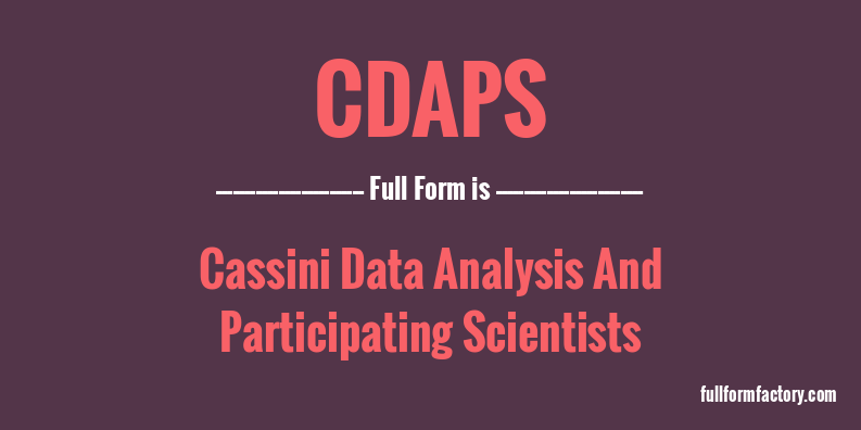 cdaps-full-form