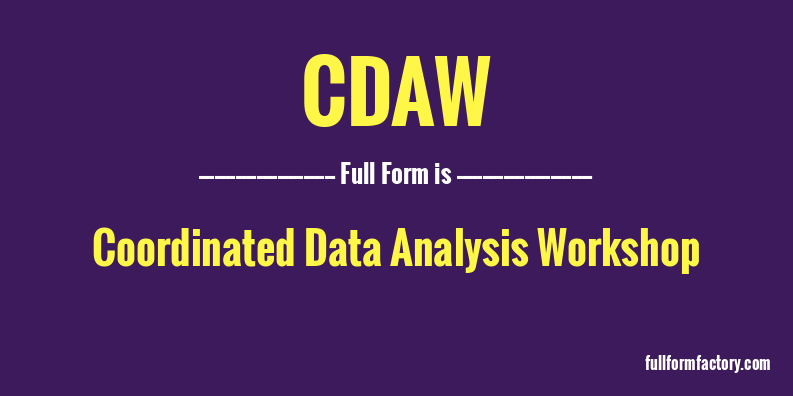 cdaw-full-form