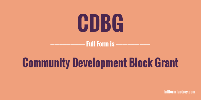 cdbg-full-form