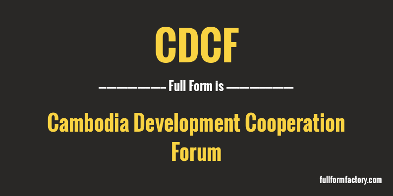 cdcf-full-form