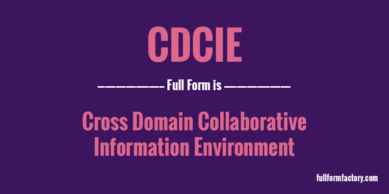 cdcie-full-form