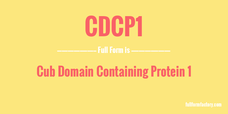 cdcp1-full-form