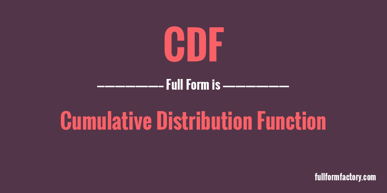 cdf-full-form