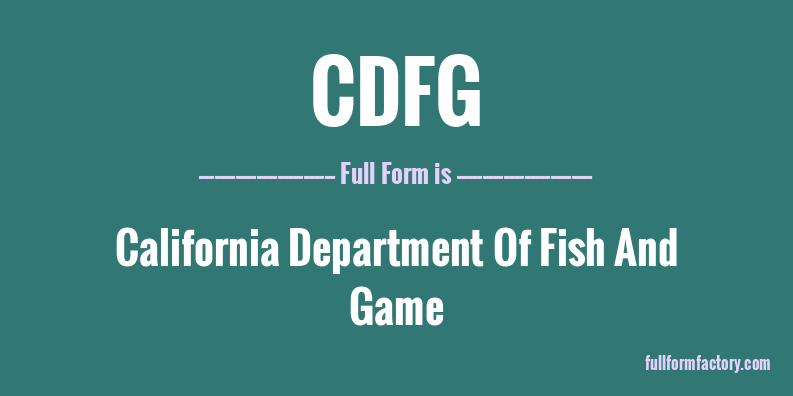 cdfg-full-form