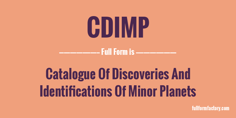 cdimp-full-form