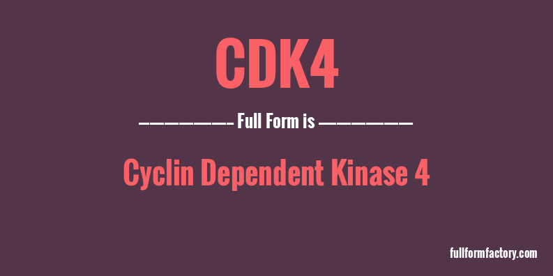 cdk4-full-form