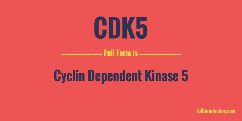 cdk5-full-form