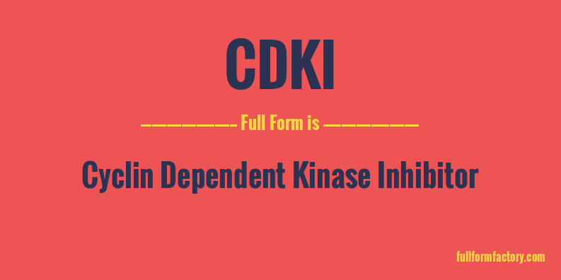 cdki-full-form