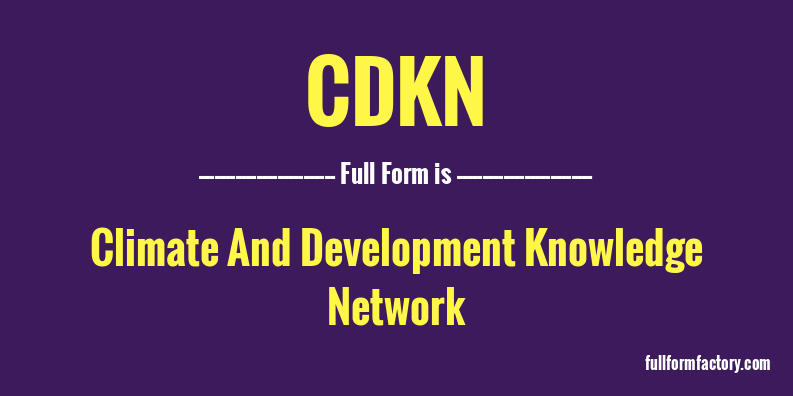 cdkn-full-form