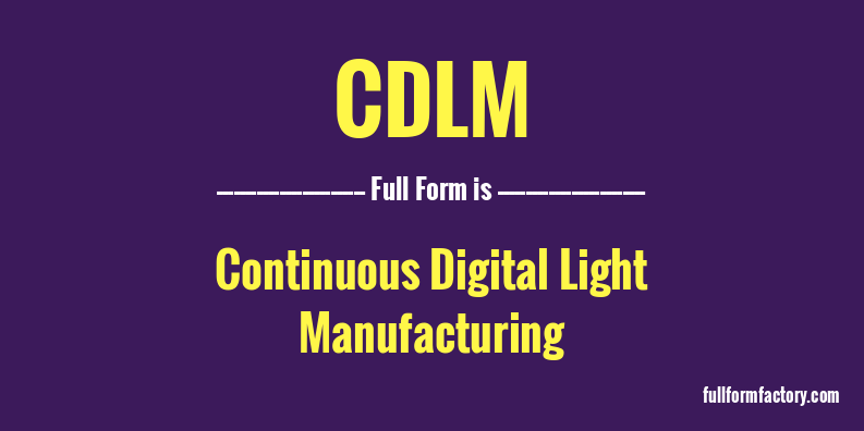 cdlm-full-form