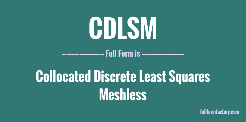 cdlsm-full-form
