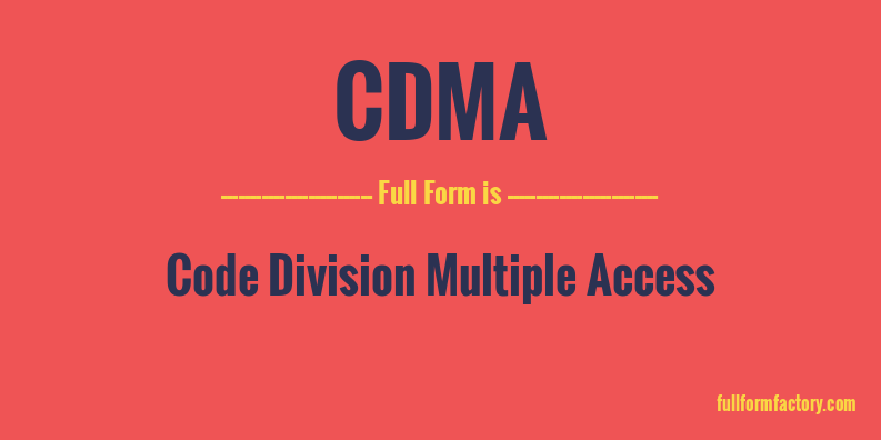 cdma-full-form