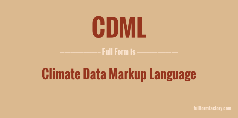 cdml-full-form