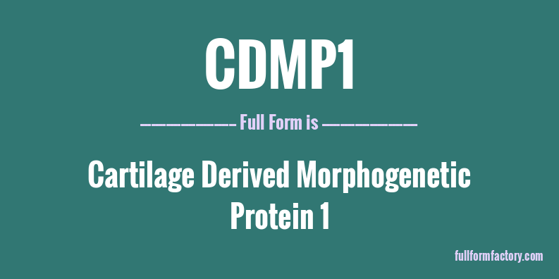 cdmp1-full-form