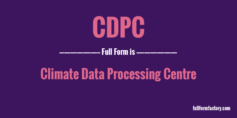 cdpc-full-form