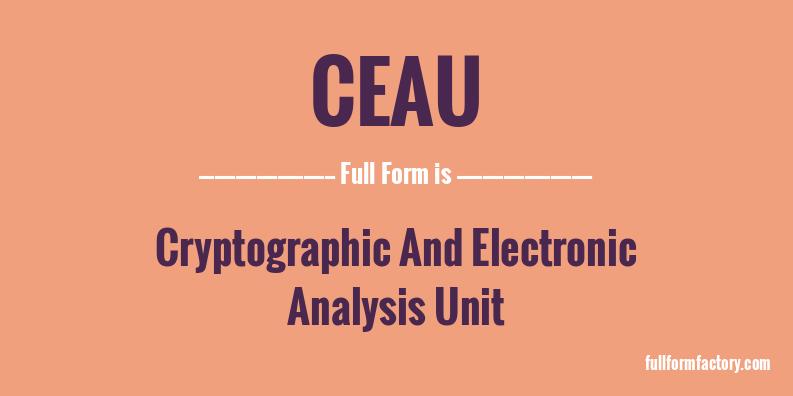 ceau-full-form
