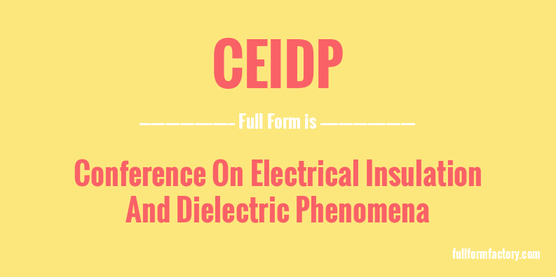 ceidp-full-form