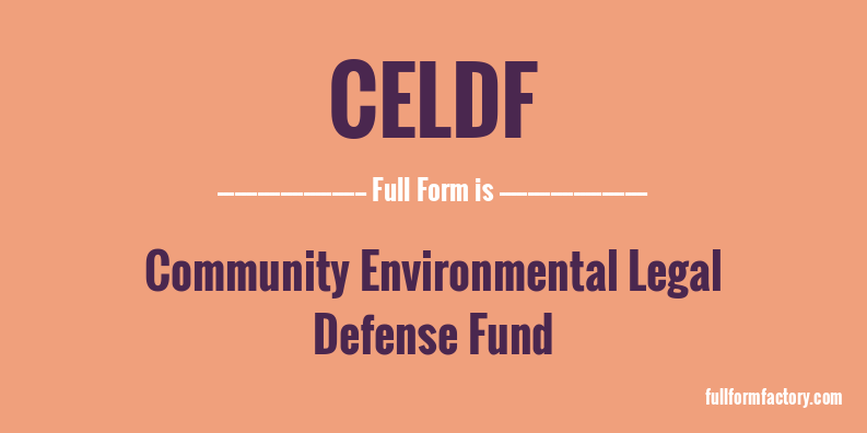 celdf-full-form
