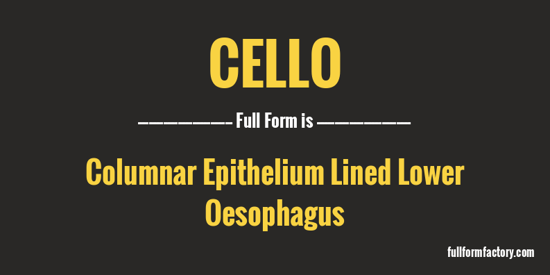 cello-full-form