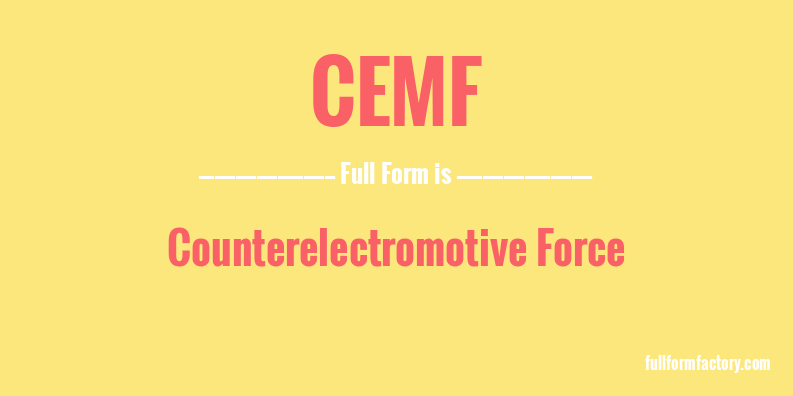 cemf-full-form