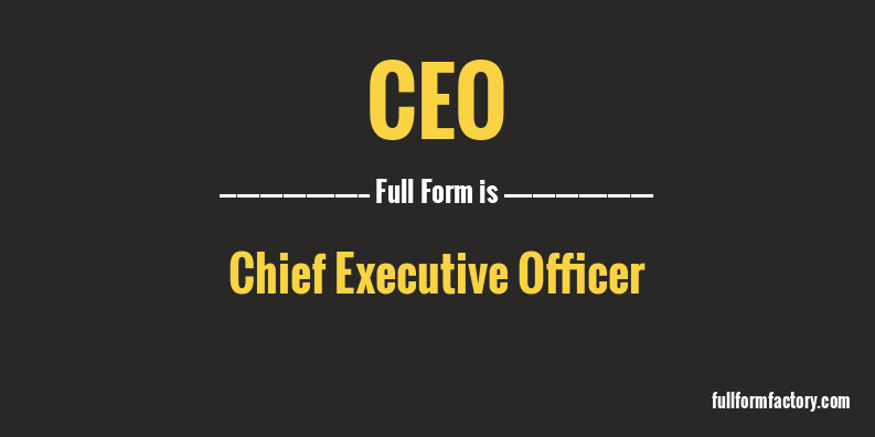 ceo-full-form
