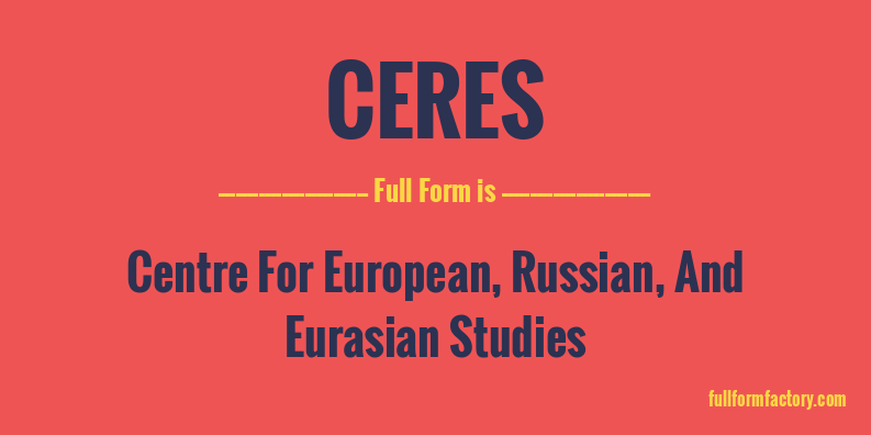 ceres-full-form