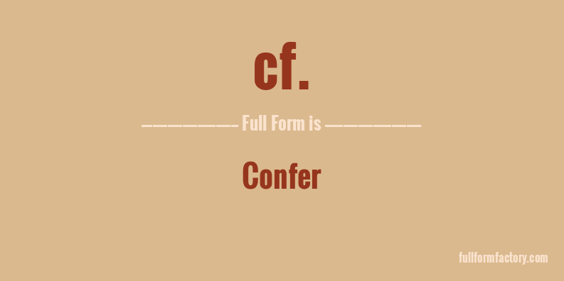 cf.-full-form