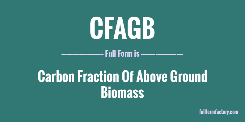 cfagb-full-form