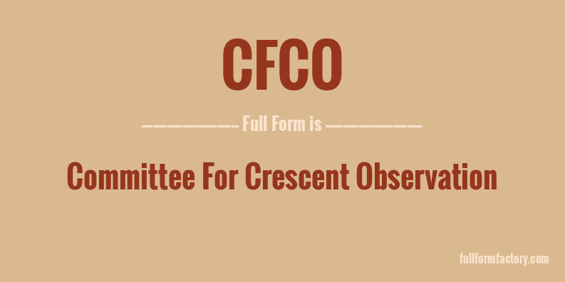cfco-full-form