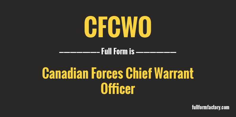 cfcwo-full-form