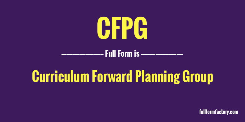 cfpg-full-form