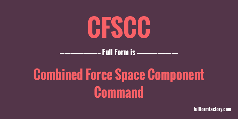 cfscc-full-form