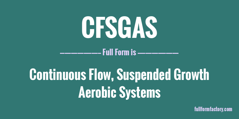 cfsgas-full-form