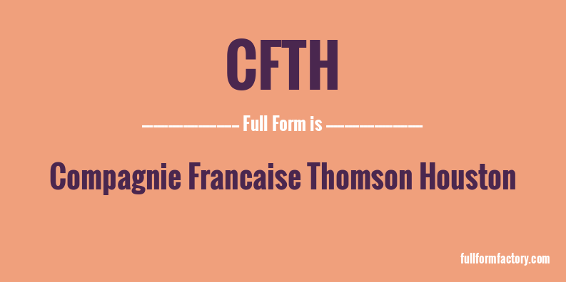 cfth-full-form